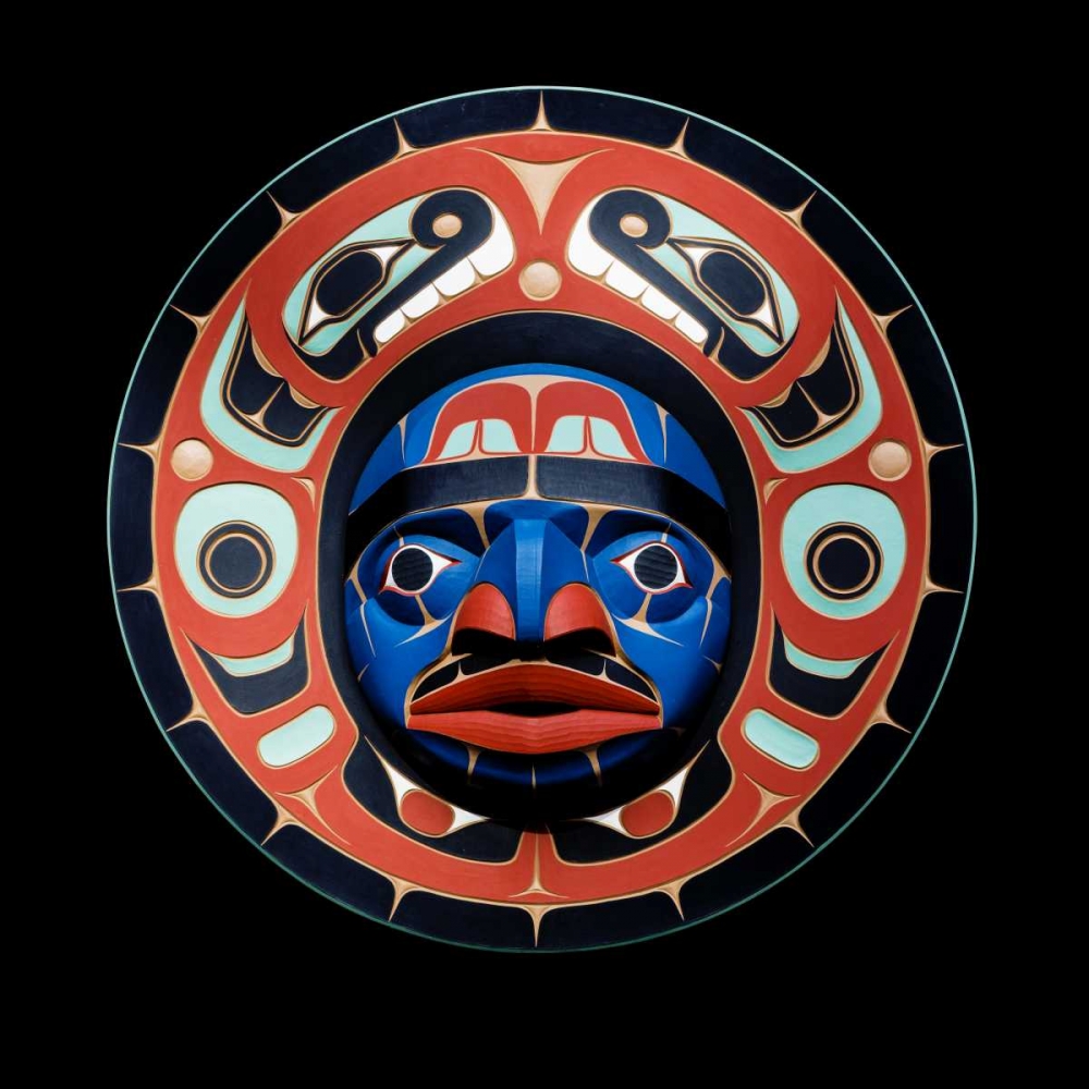 USA, Washington State, Jamestown Totem art PR